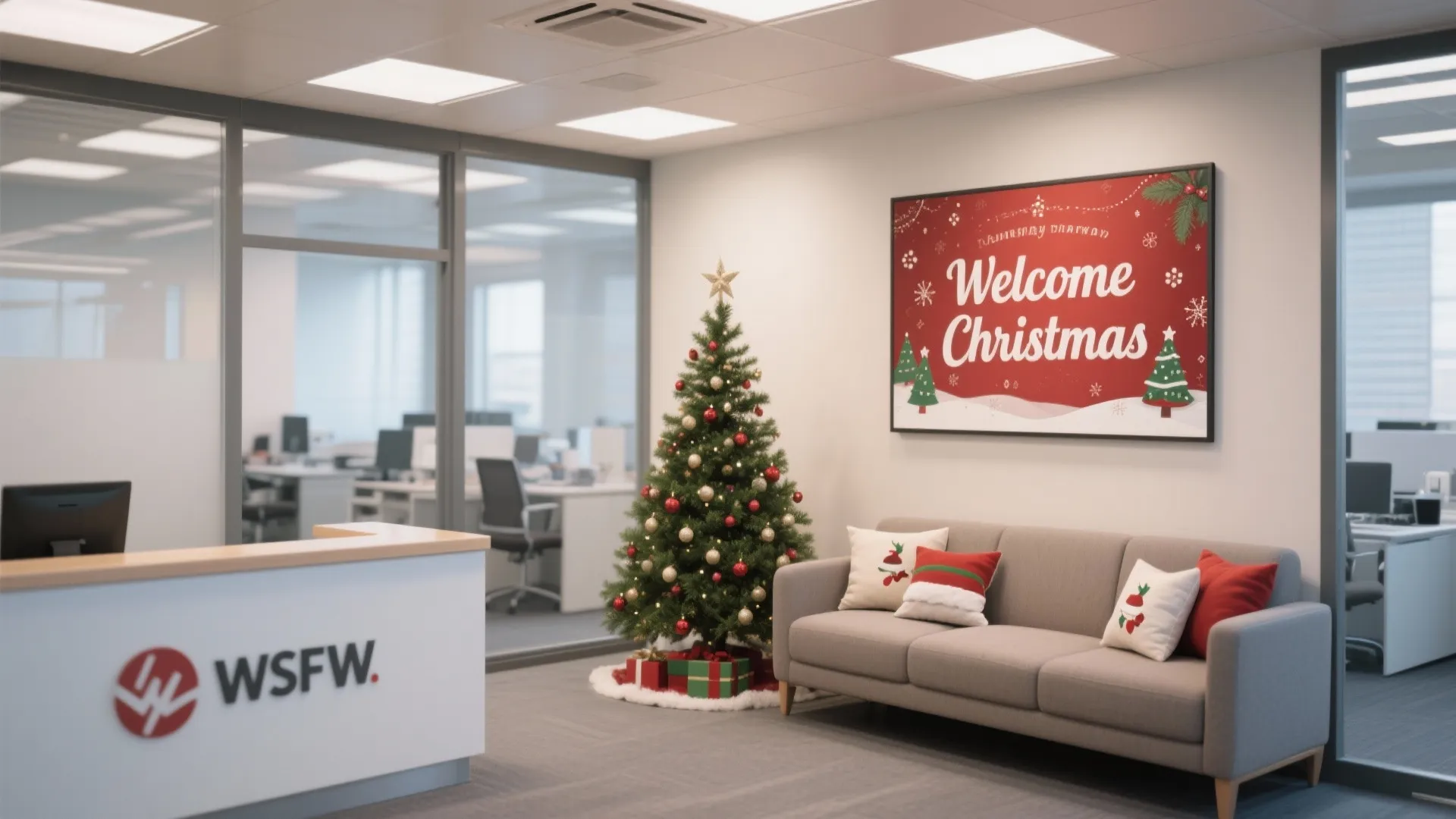 9. Festive Reception Area