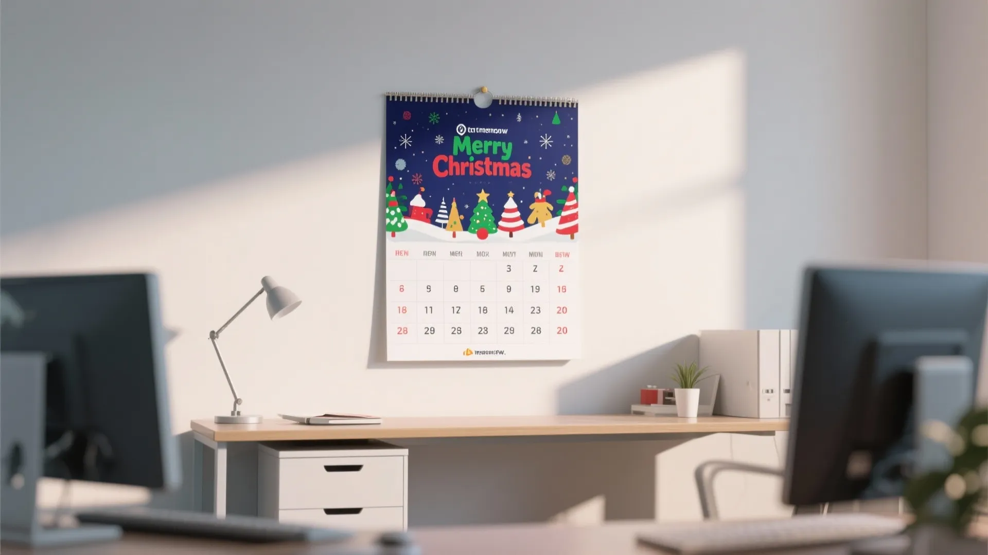 10. Festive Wall Calendar