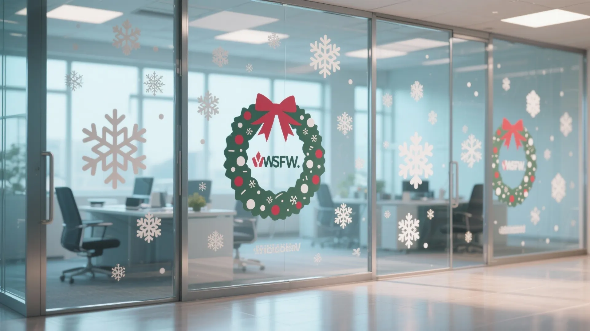 3. Festive Wall Decals