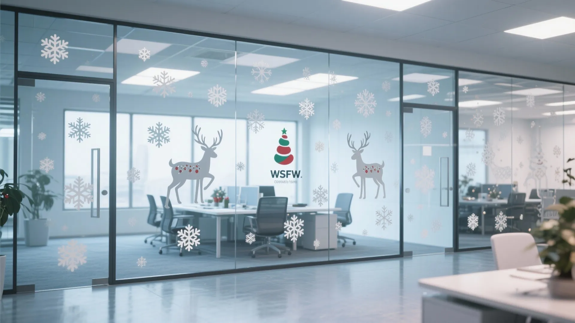 3. Festive Wall Decals