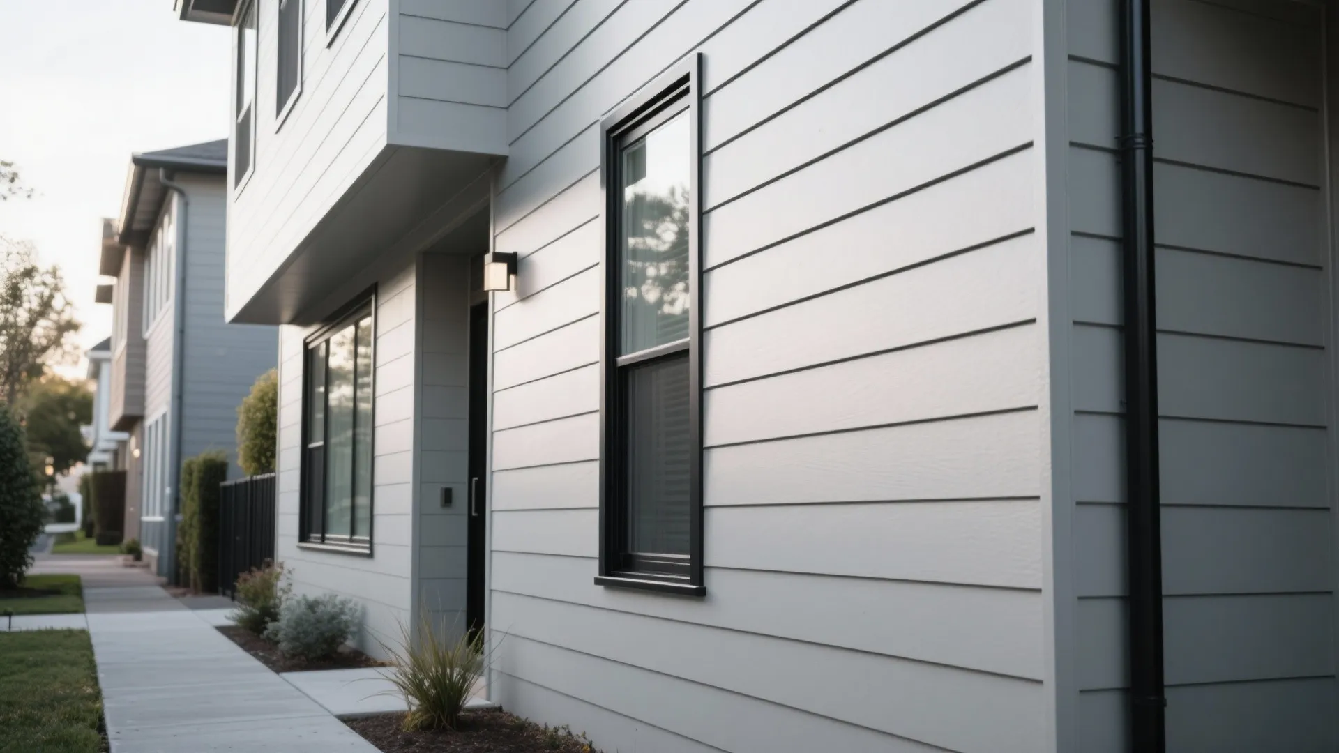 Fiber-cement panels with vertical grooves