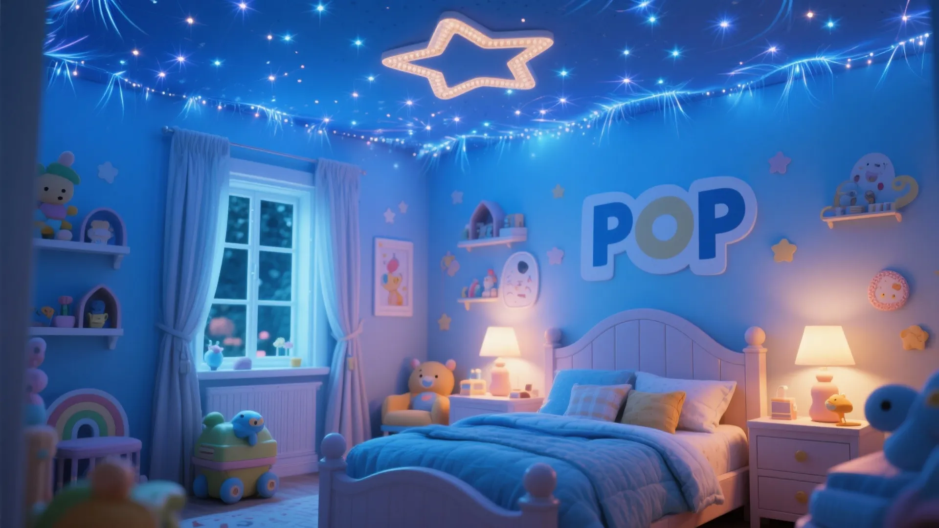 Starry Night Fiber Optic POP Ceiling
