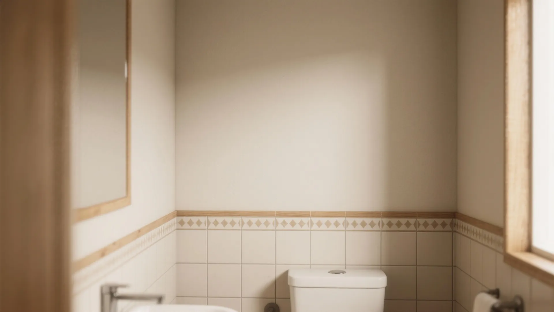 5. Mix-and-match field tile with decorative border