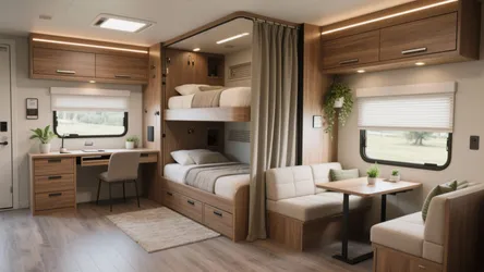 5 Small-Space Ideas for a 2-Bedroom 5th Wheel Camper