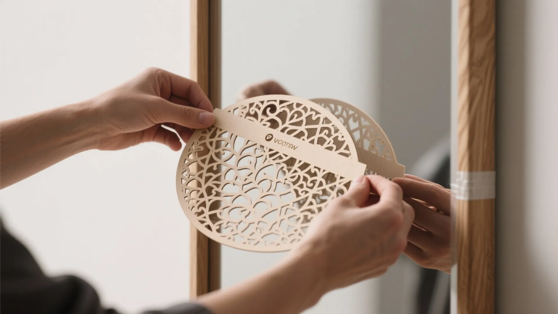 4. Filigree Overlay Using Laser-Cut MDF