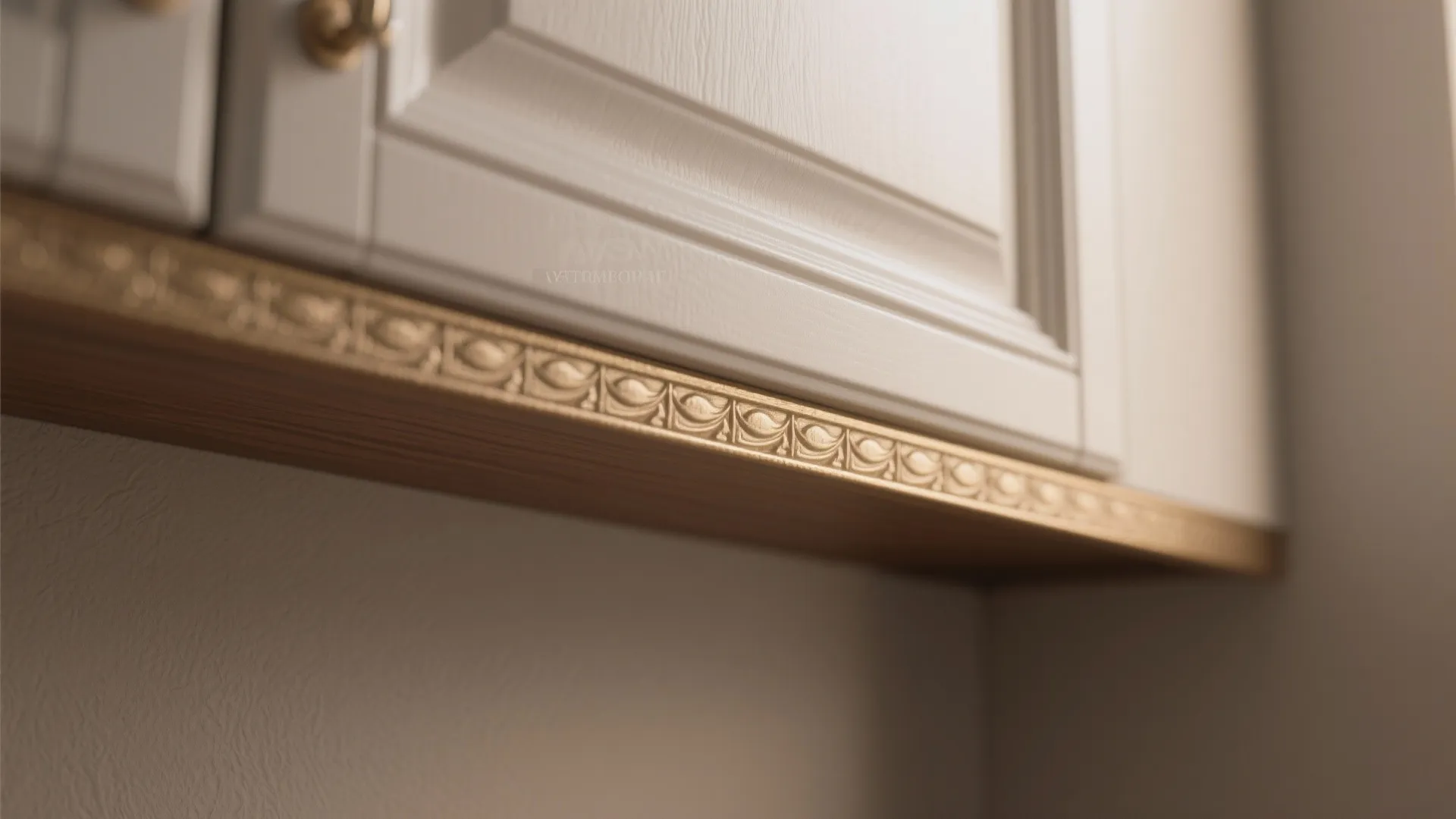 1. Use slim filler strips with decorative trim