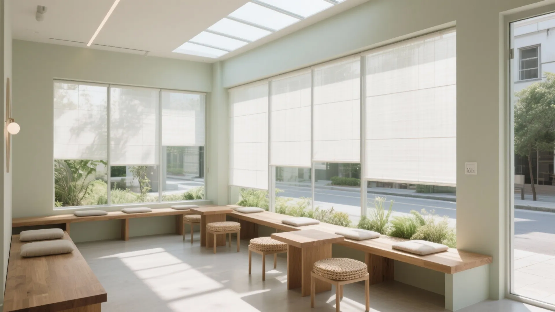 4) Gentle daylight and privacy with filtered glazing