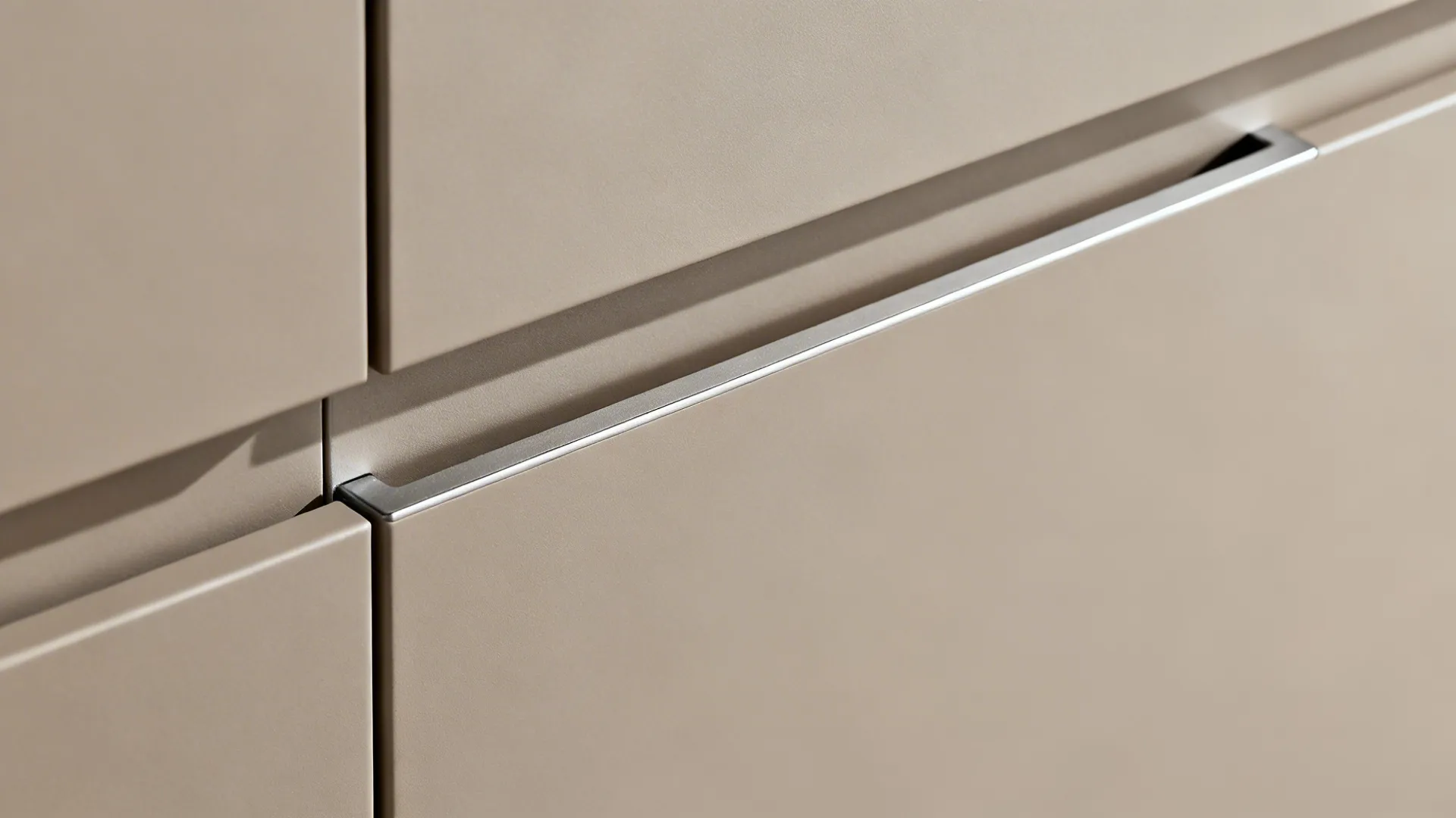 Minimalist storage that disappears into the wall