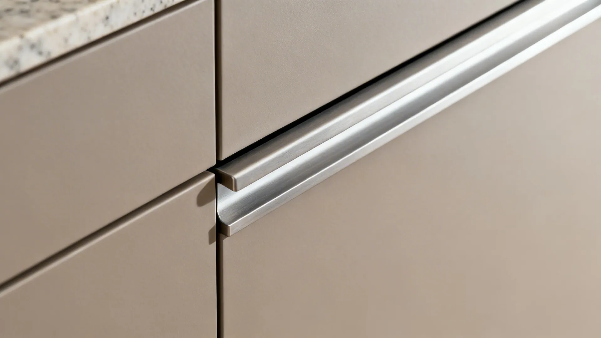 Handleless Minimalism with Integrated Lines