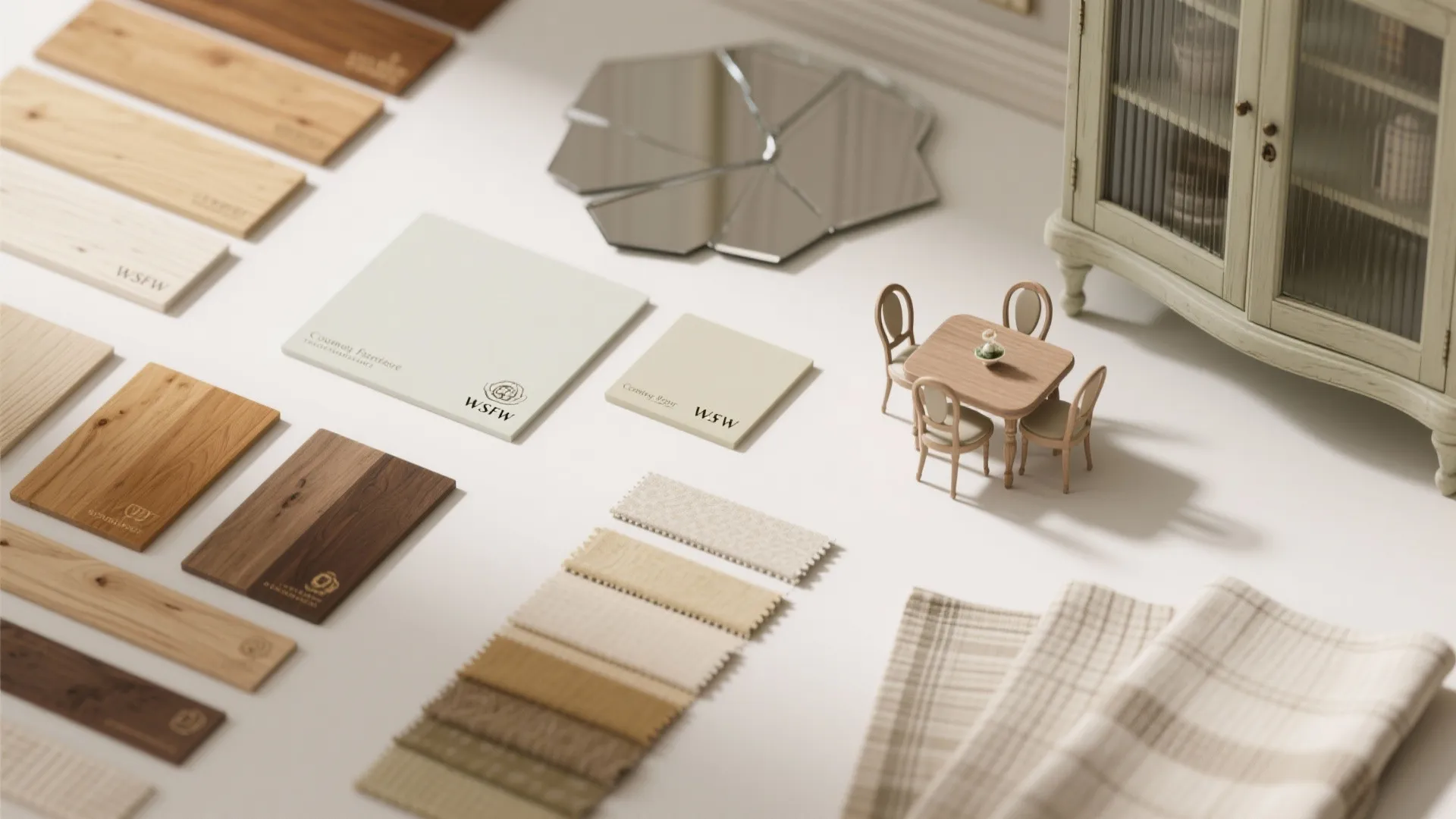 5. Balance the table’s finish with lighter surroundings