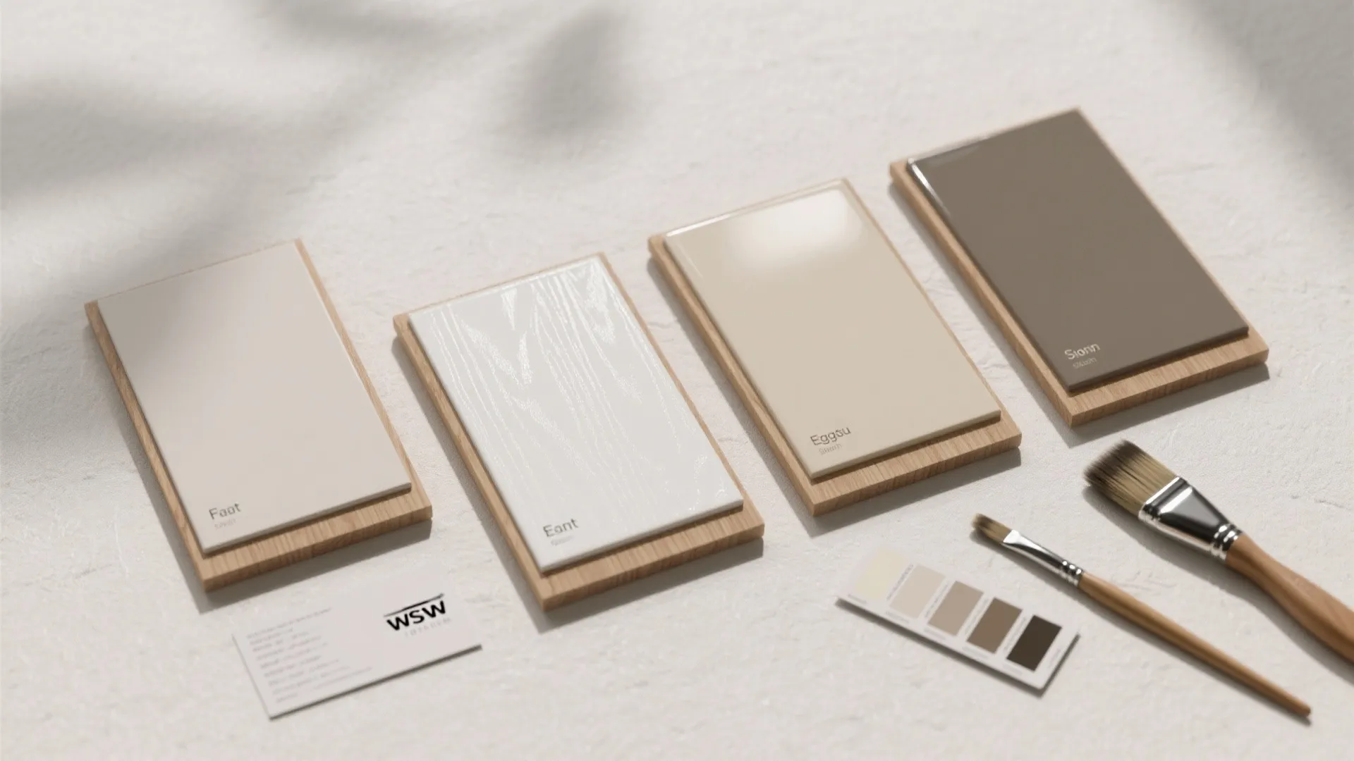 4. Factor color, finish, and number of coats