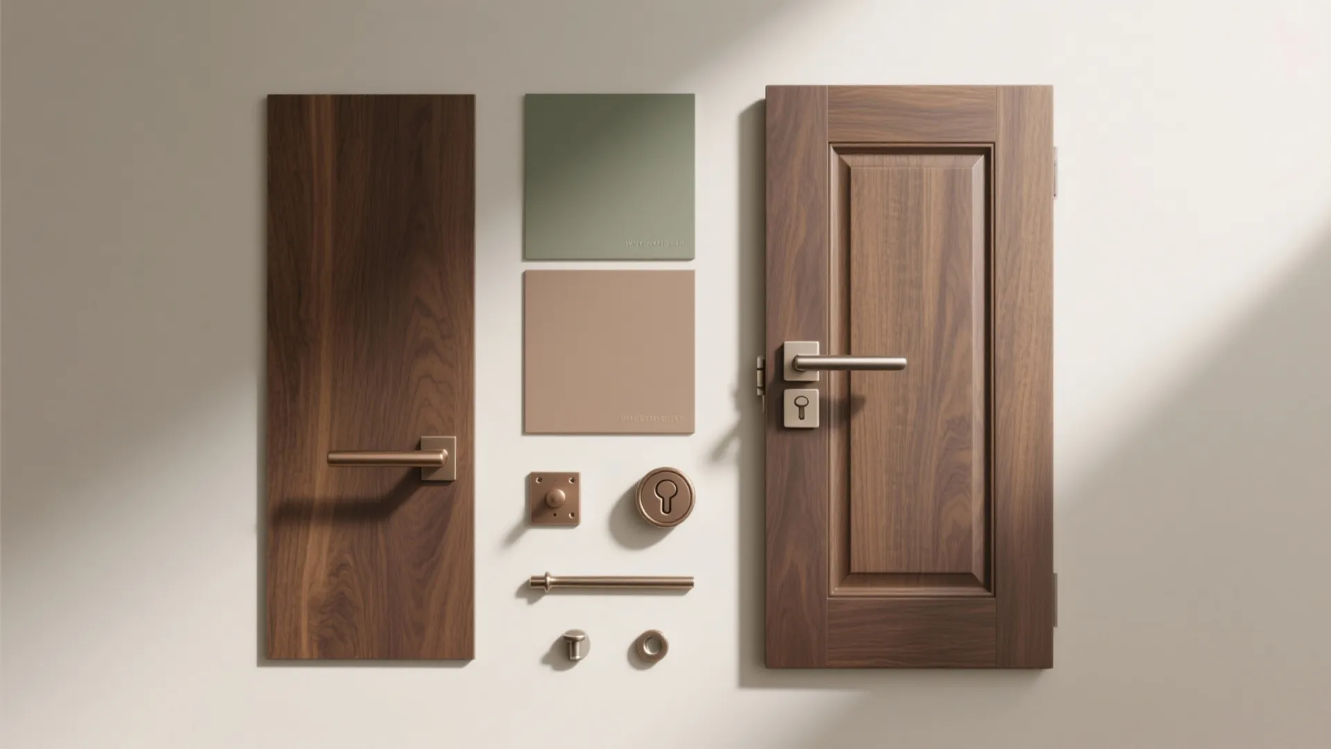 5) Color, texture, and hardware: make the door your signature