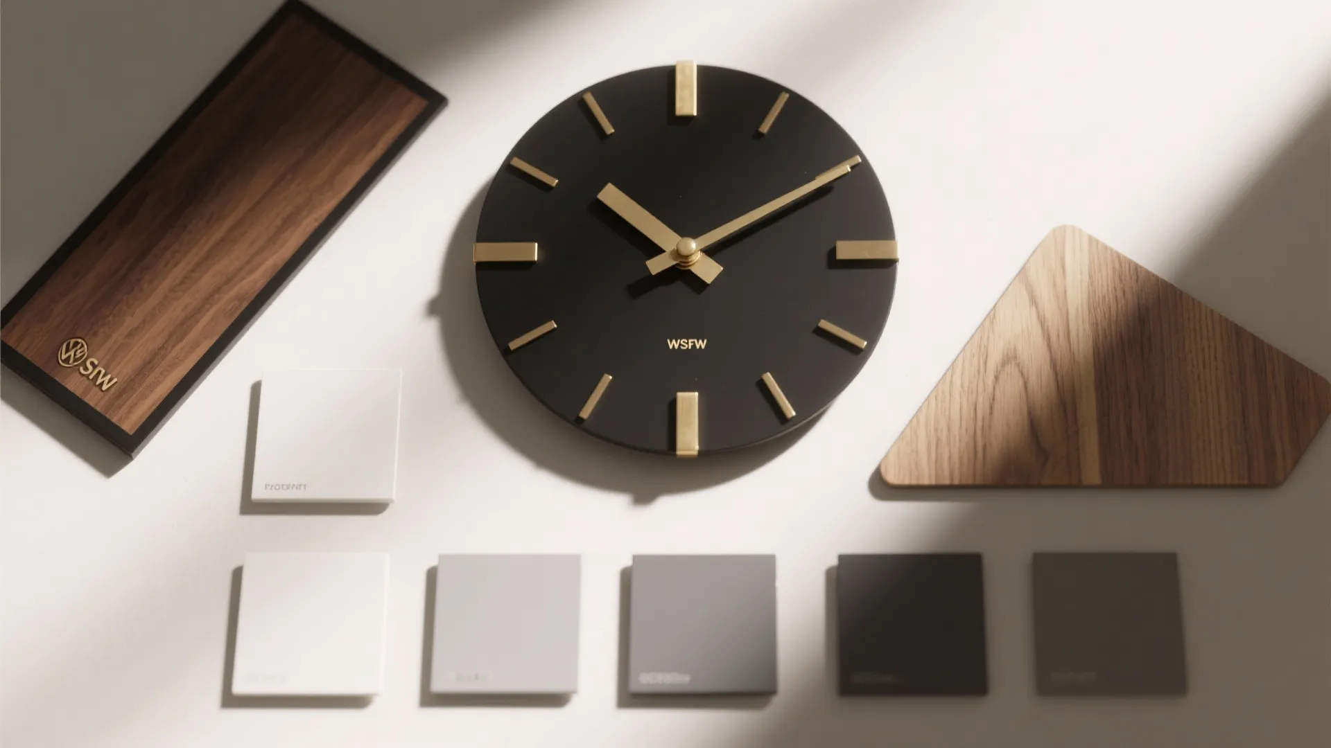 Material and Finish Harmony: Brass, Black, or Wood