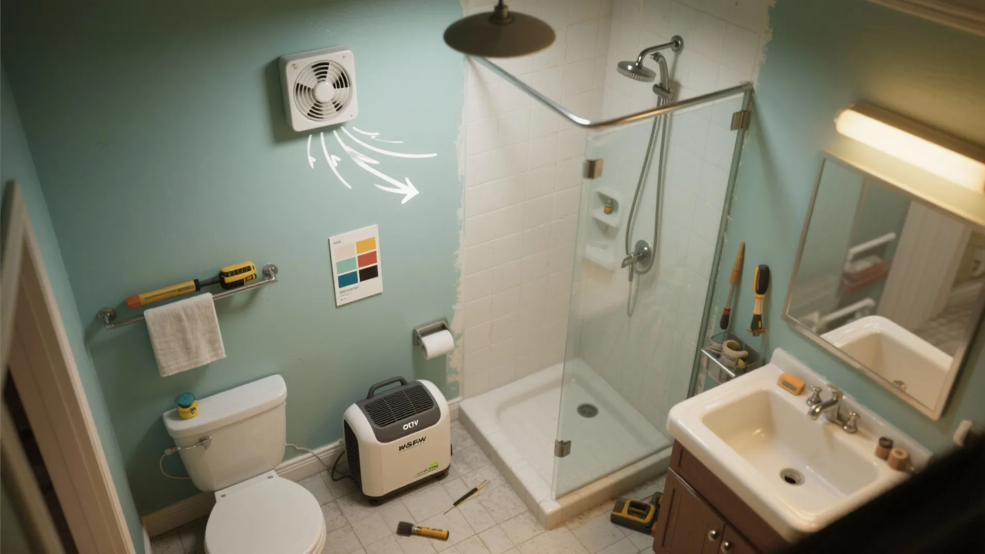 5. Finish with the right paint and humidity control