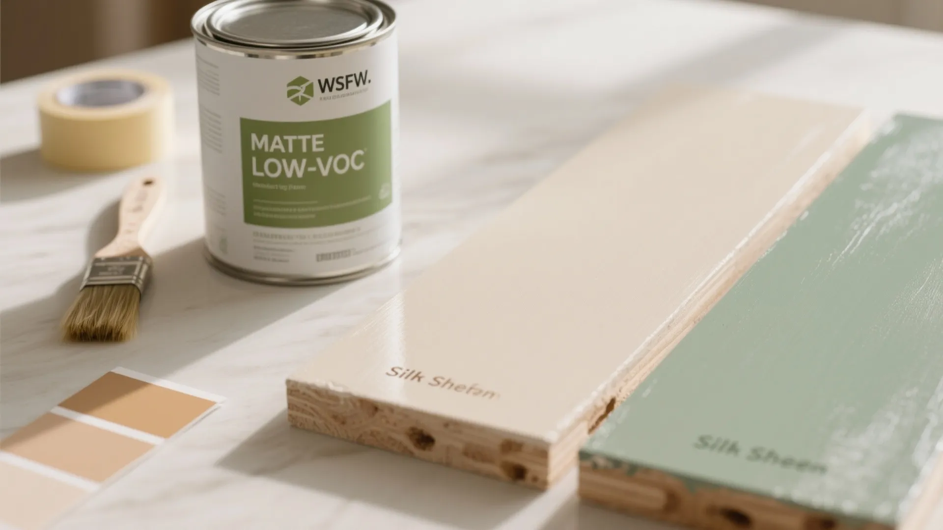 Finish Matters: Matte, Silk, and Low‑VOC