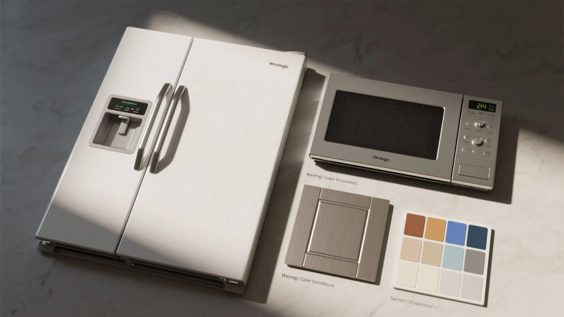 4. Use finish variations on appliances themselves