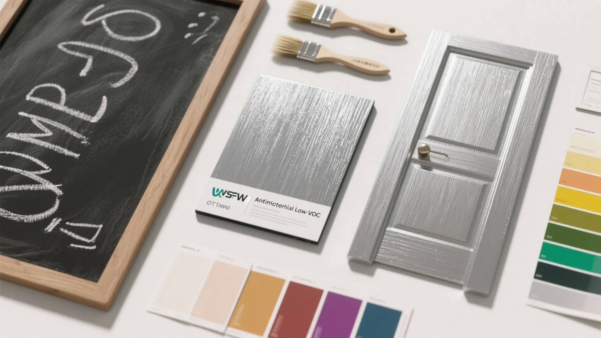 5. Specialized coatings: chalk, metallics, and anti-microbial