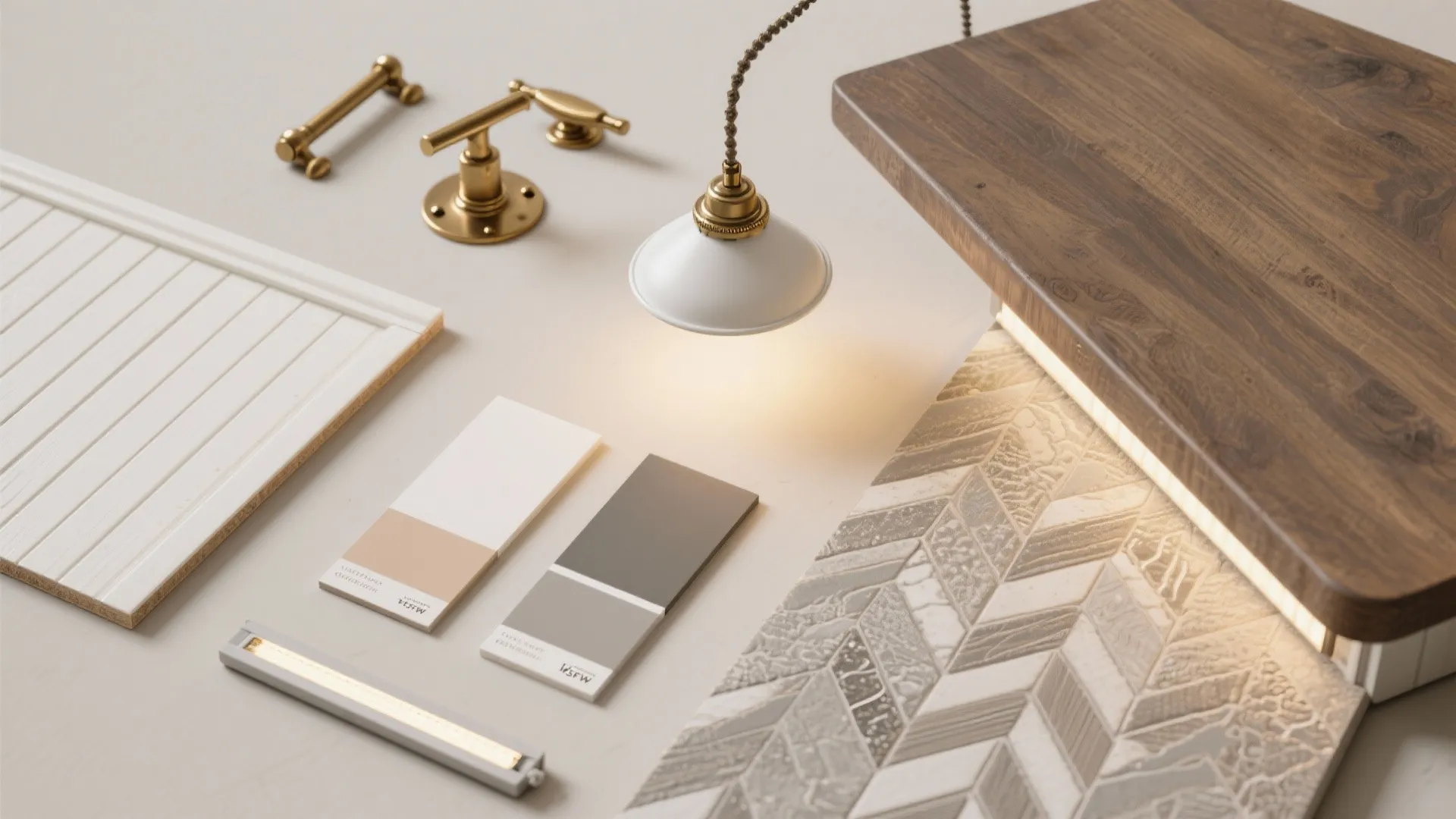 5. Charming Finishes and Layered Lighting