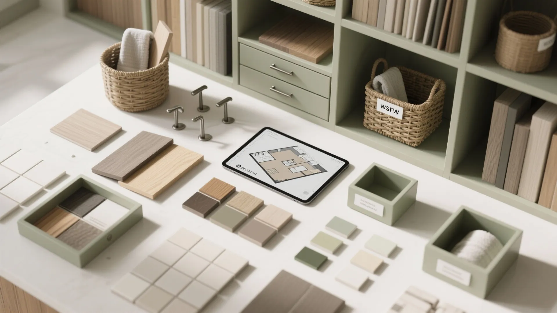 5. Personalized finishes and modular storage