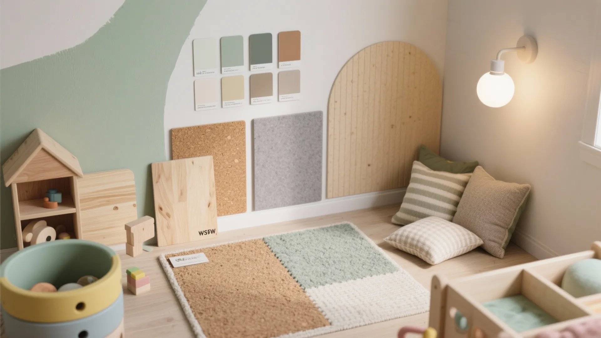 Calming Colors, Durable Finishes, and Sound-Softening