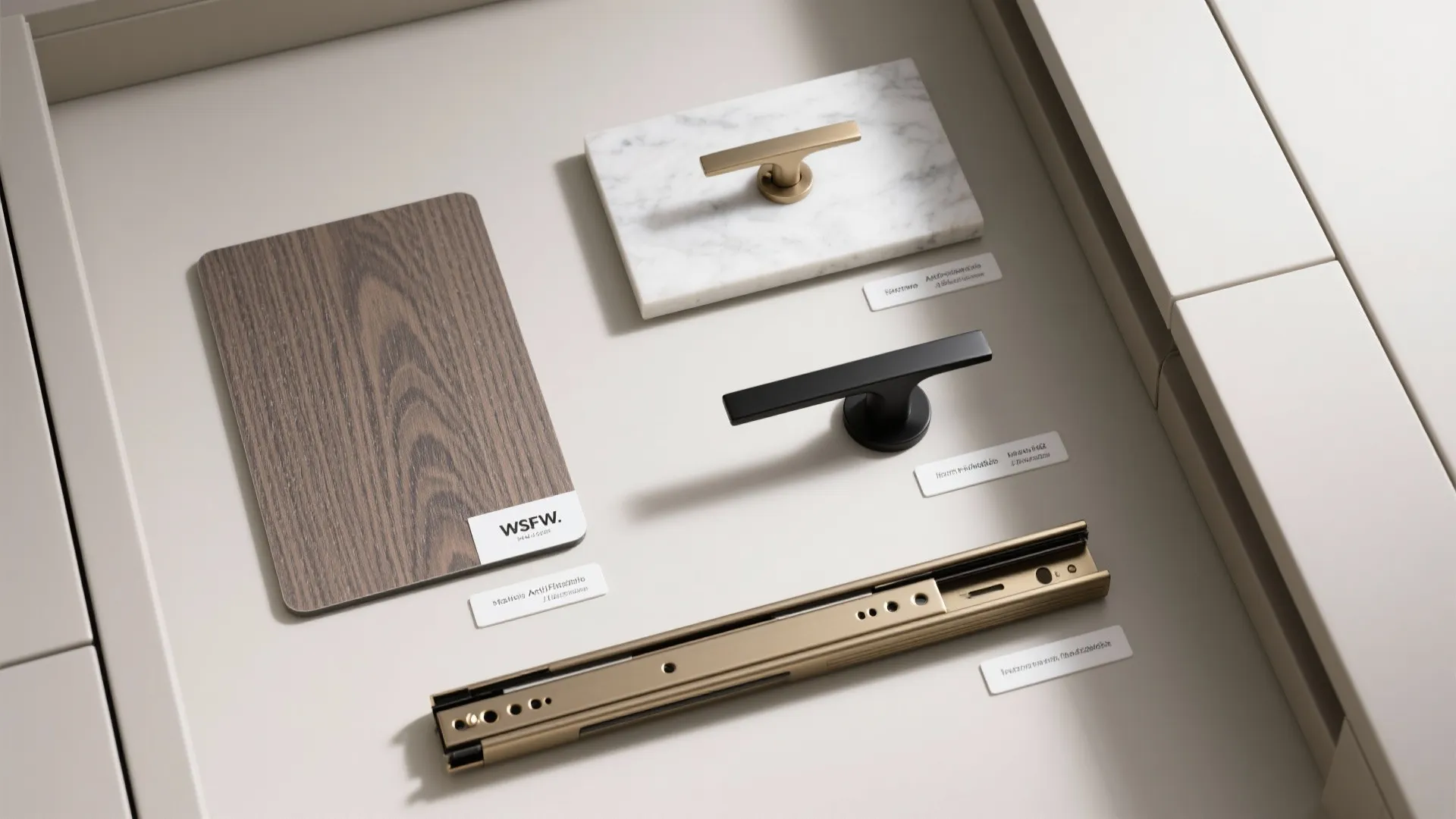 Finishes, hardware, and maintenance cheatsheet