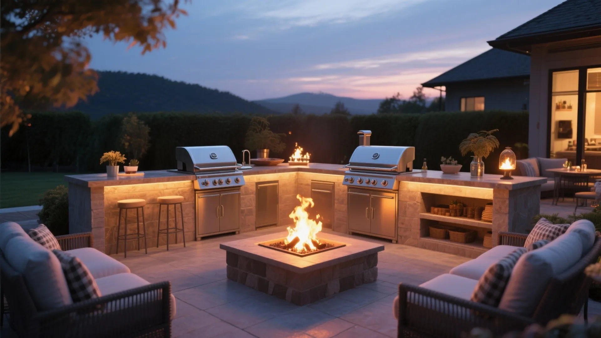 8. Fire Pit Integration