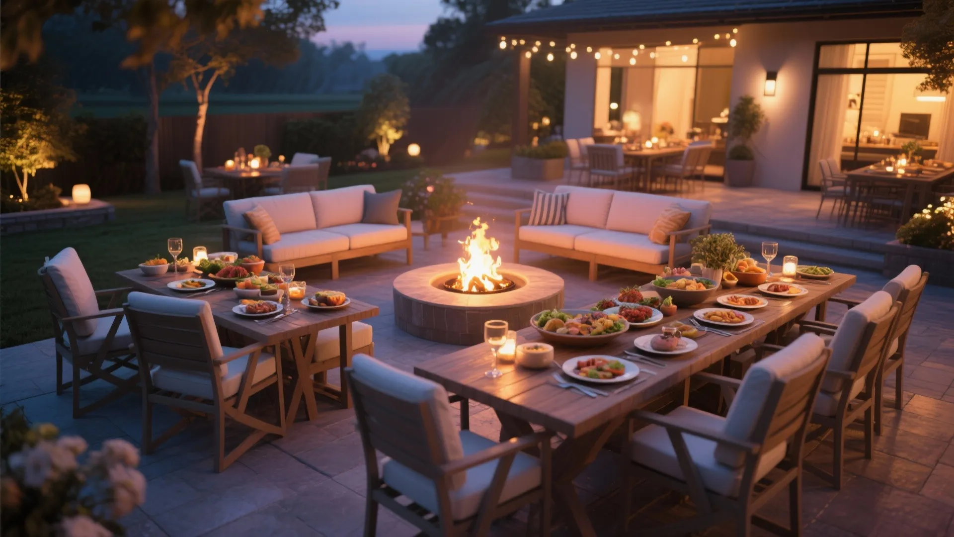 10. Firepit Dining Combo