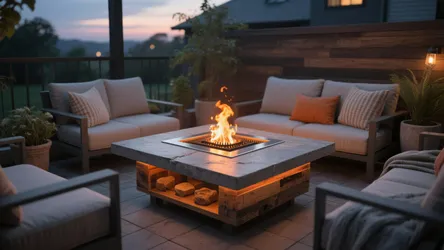 DIY Table with Fire Pit: 5 Creative Ideas