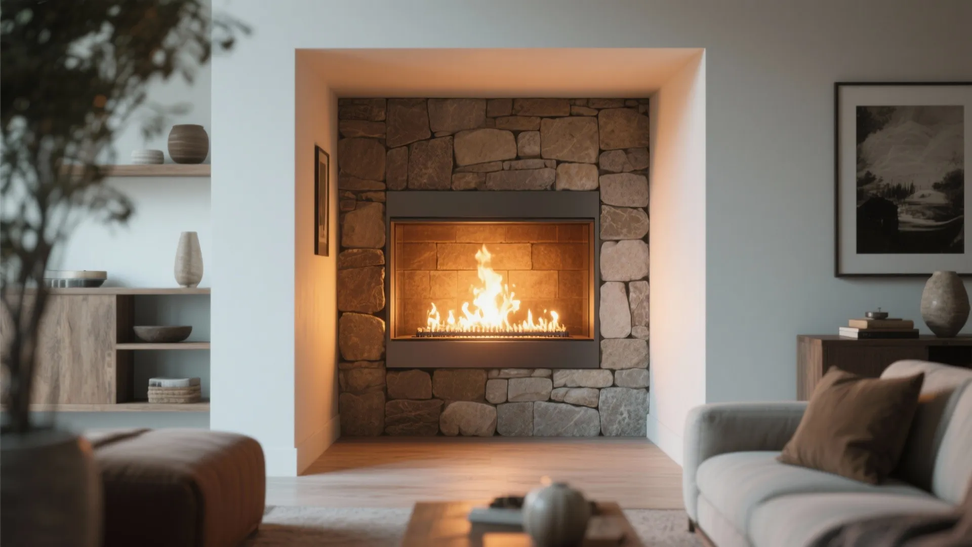 8. Fireplace-Fitted Alcove