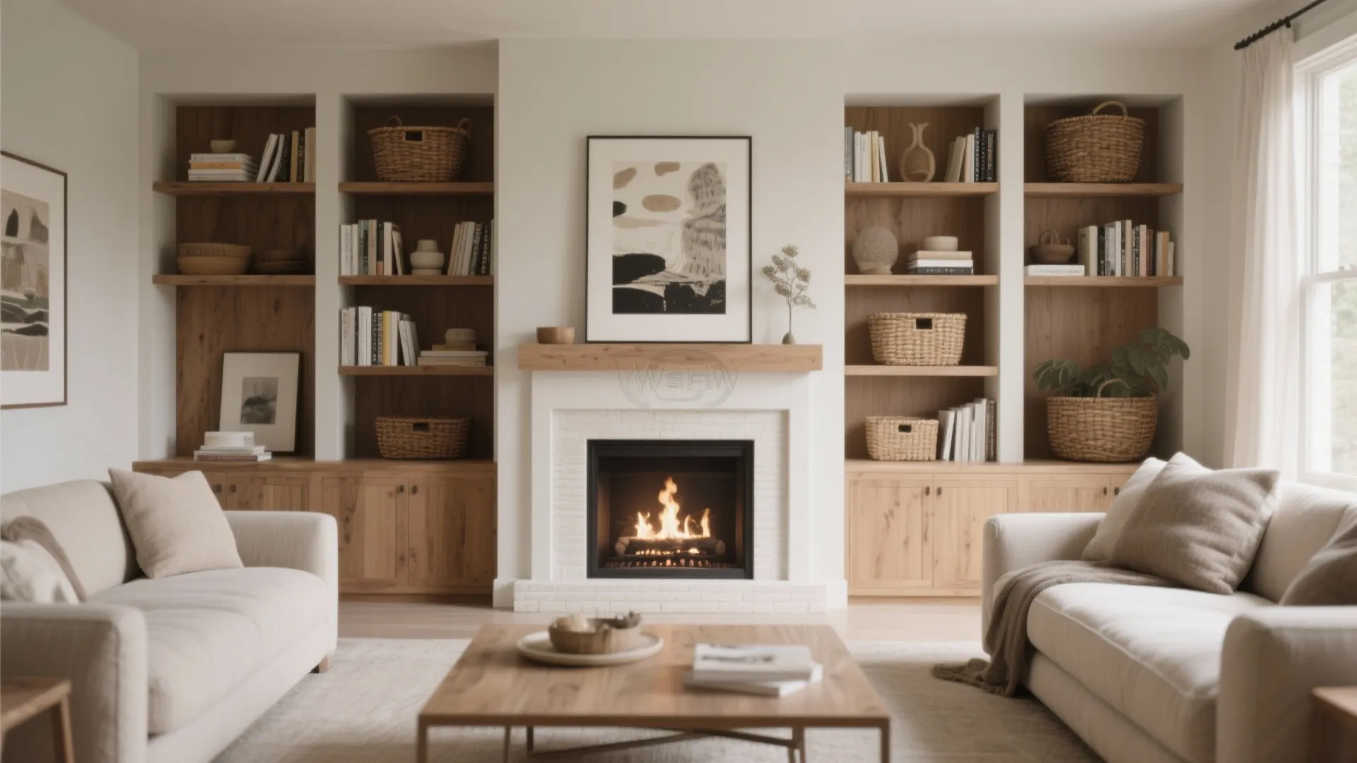 5. Incorporating Built-In Shelving