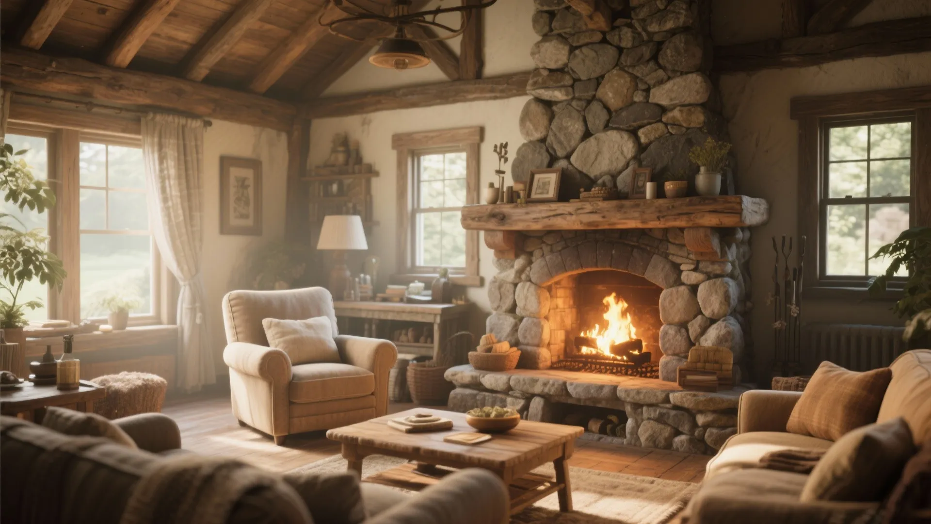 4. Fireplace as the Heart