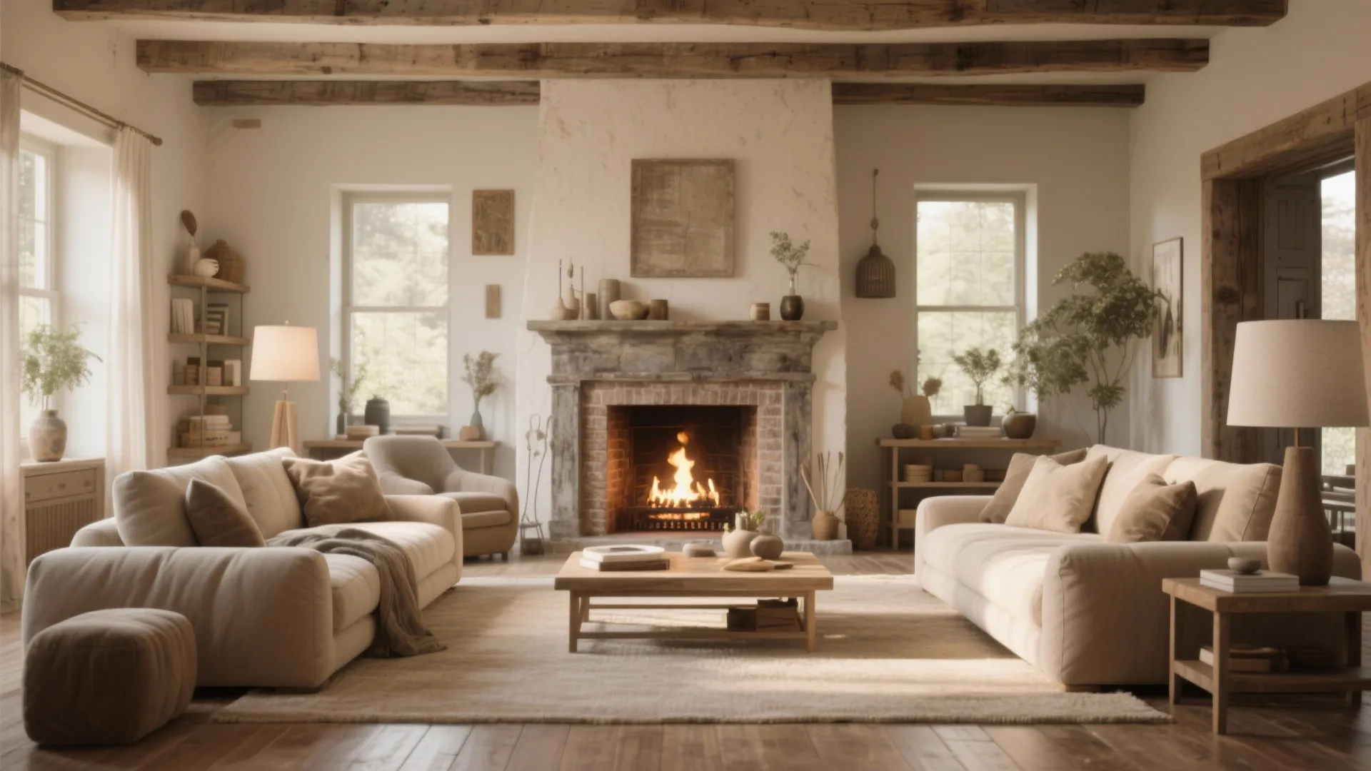 5. Fireplace as Centerpiece