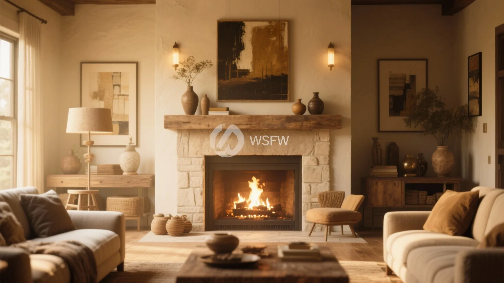7. Fireplaces as a Natural Centerpiece