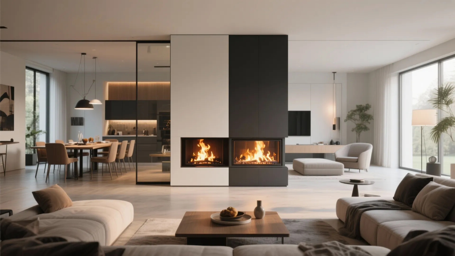 10. Fireplace as a Central Feature