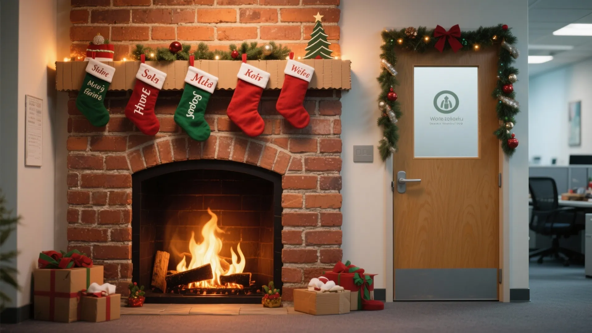 5. Fireplace Illusion