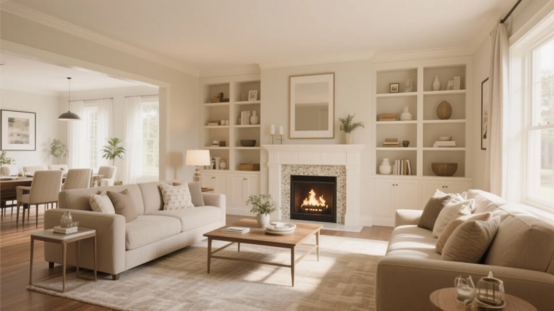 6. Focal Point Fireplace or Feature Wall