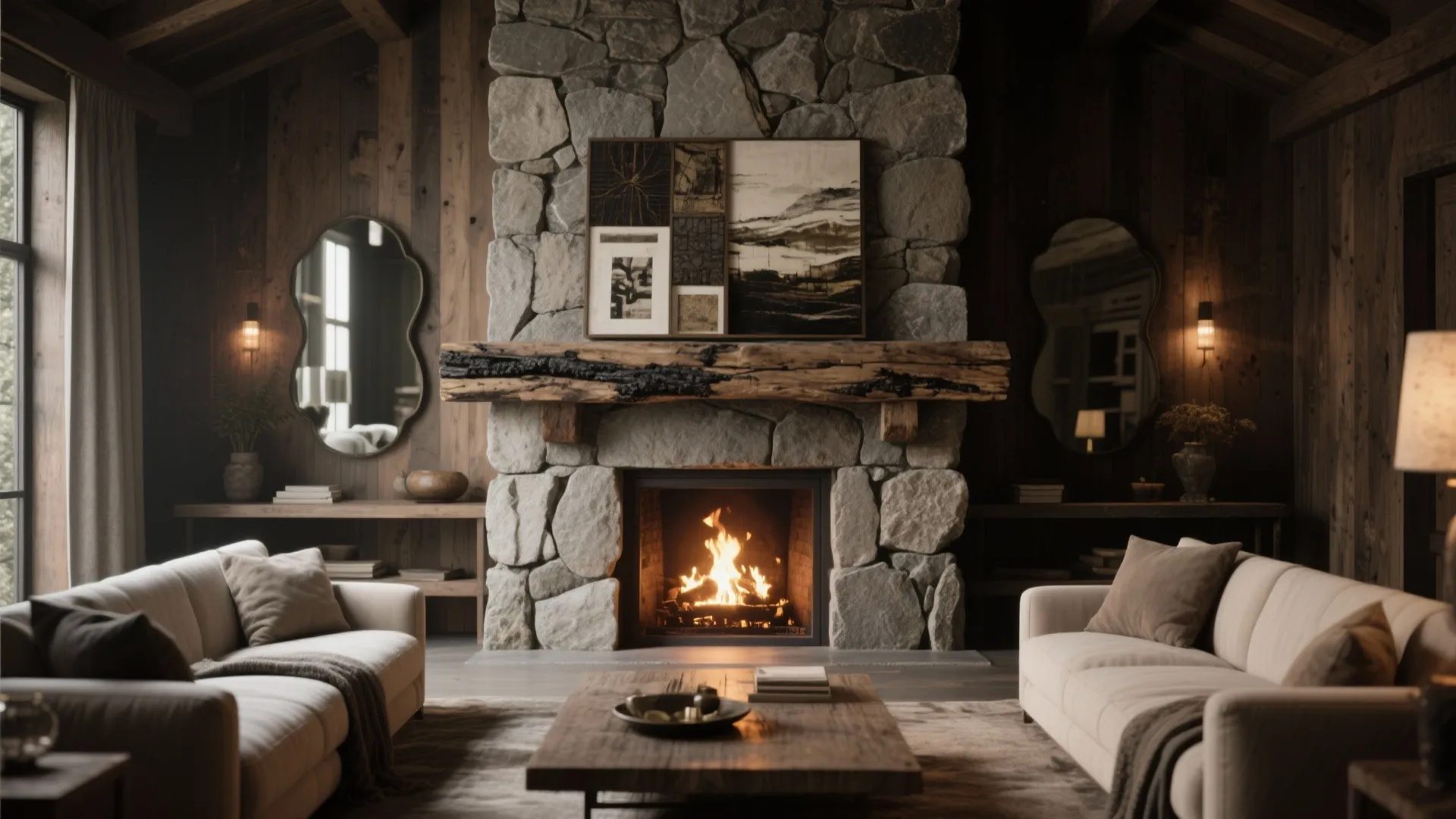 4. Make the fireplace the unmissable focal point