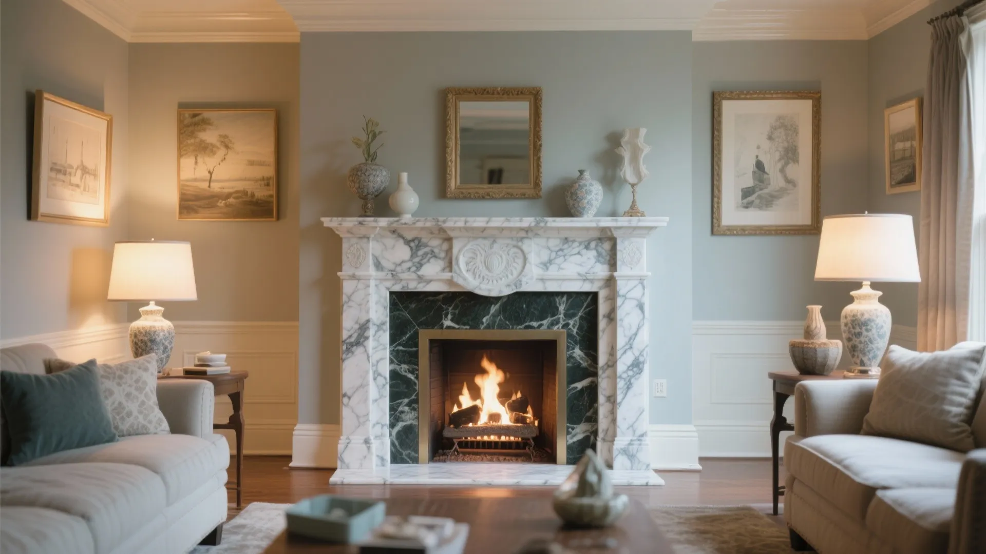 9. Fireplace as a Design Anchor