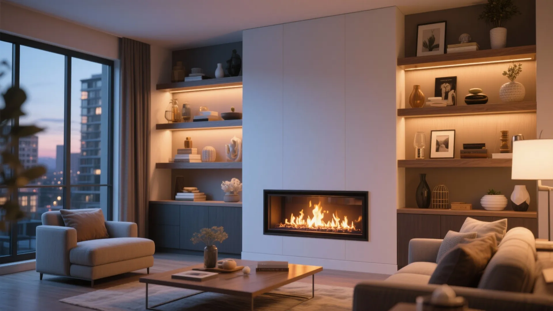 6. Fireplace Integration