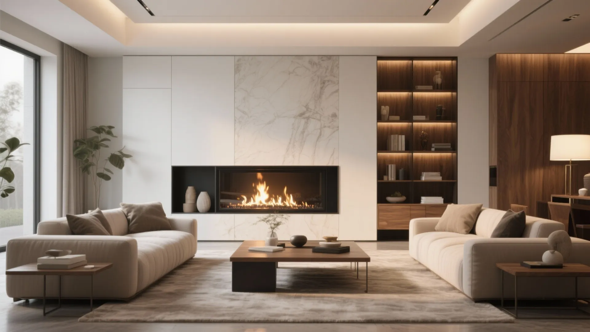 6. Integrating a Fireplace Feature