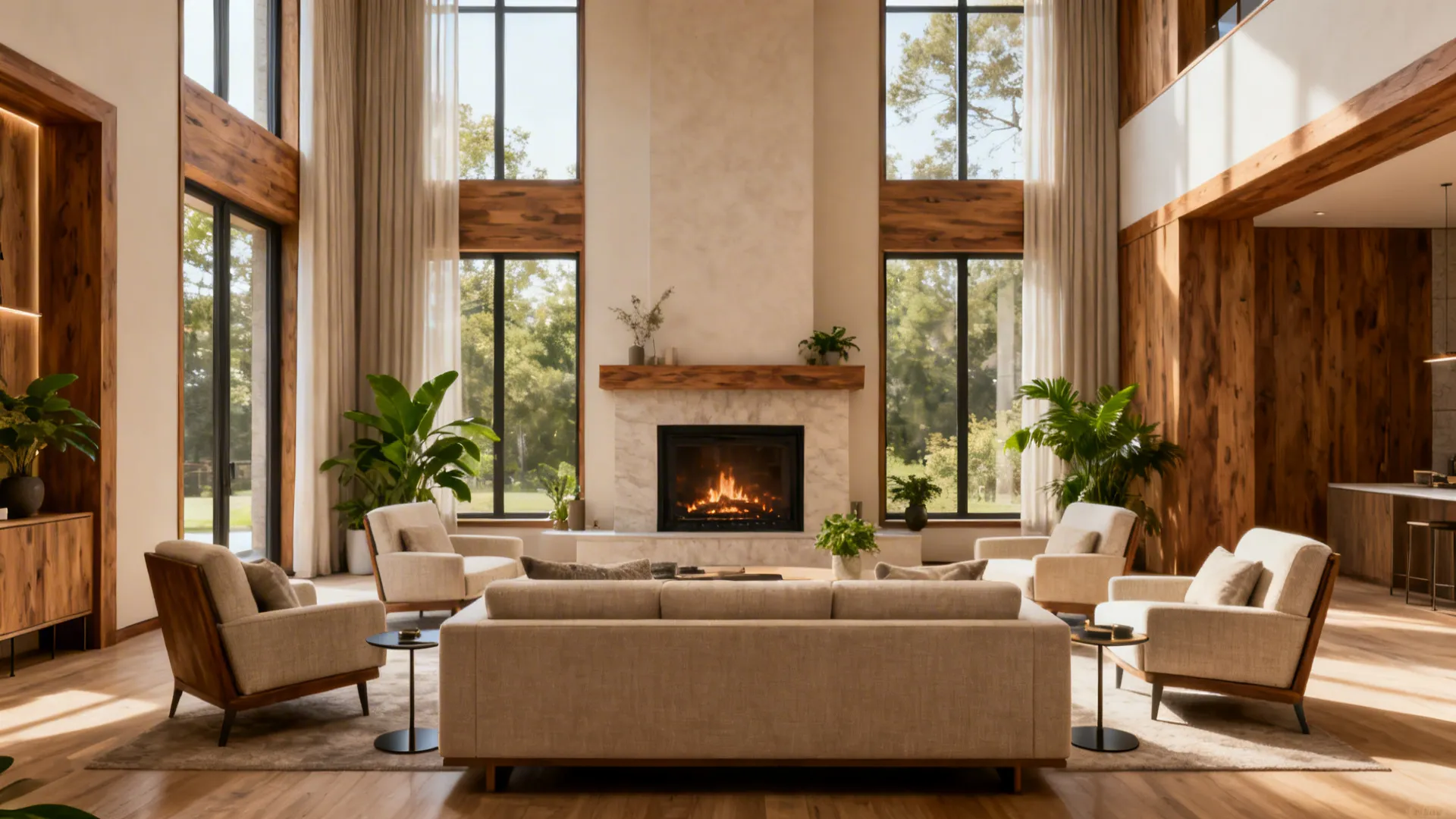5 Living Room Ideas with Fireplace & Windows