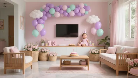 5 Baby Girl First Birthday Themes India (Decor Guide)
