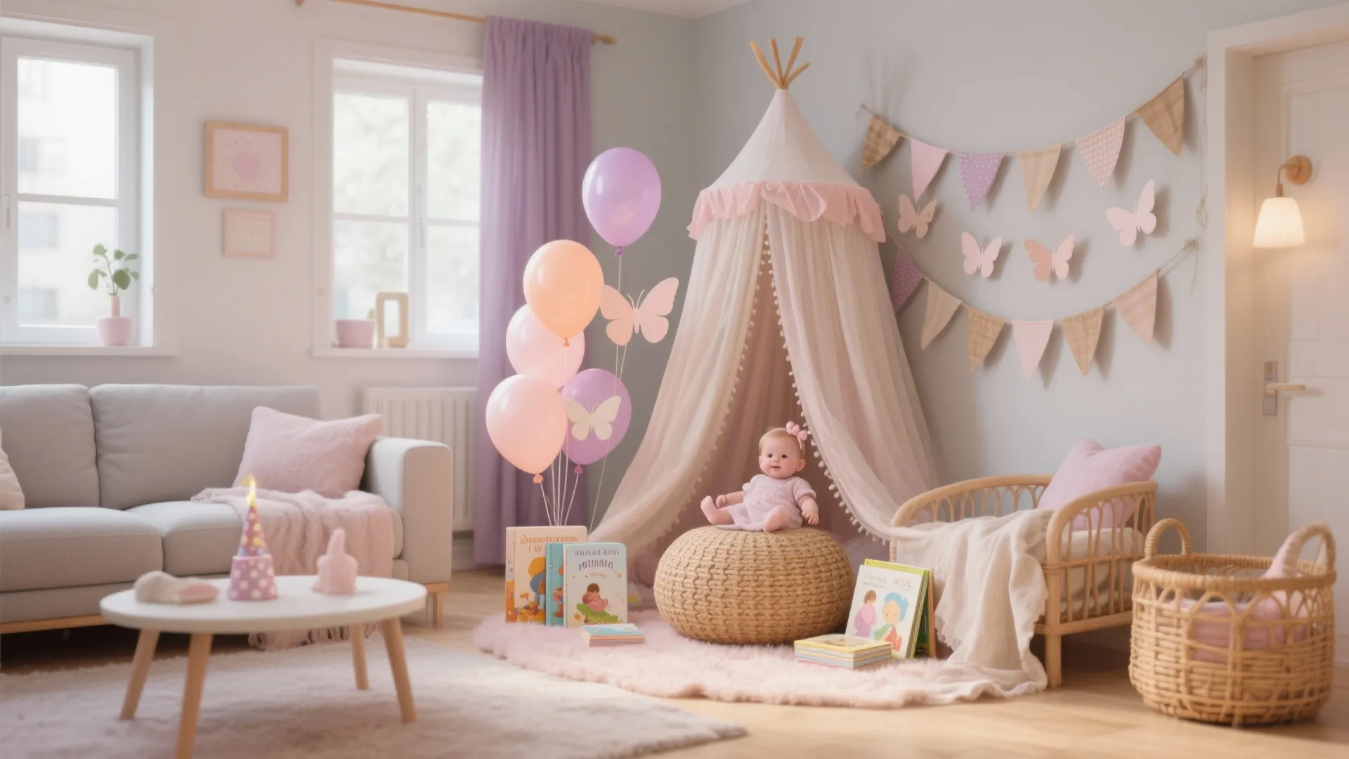 5 Baby Girl First Birthday Decoration Ideas: Personal, space-smart, and photo-ready ideas I use for unforgettable first birthdays