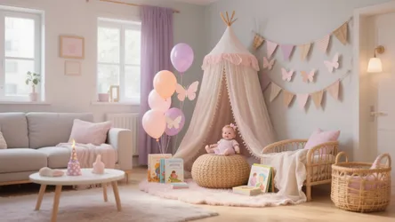 5 Baby Girl First Birthday Decoration Ideas