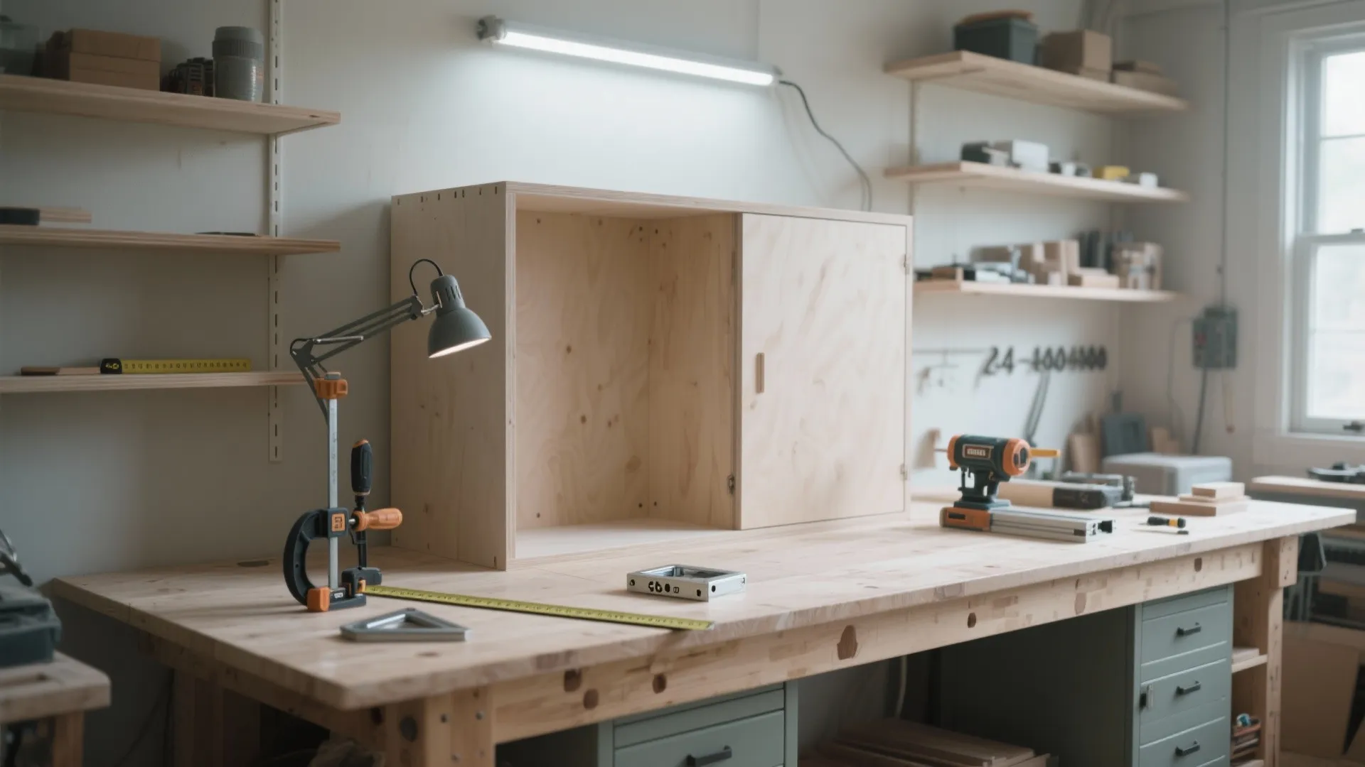 DIY Cabinet With Doors: Step-By-Step Guide for Beginners: 1 Minute to Plan Your Custom DIY Cabinet With Doors