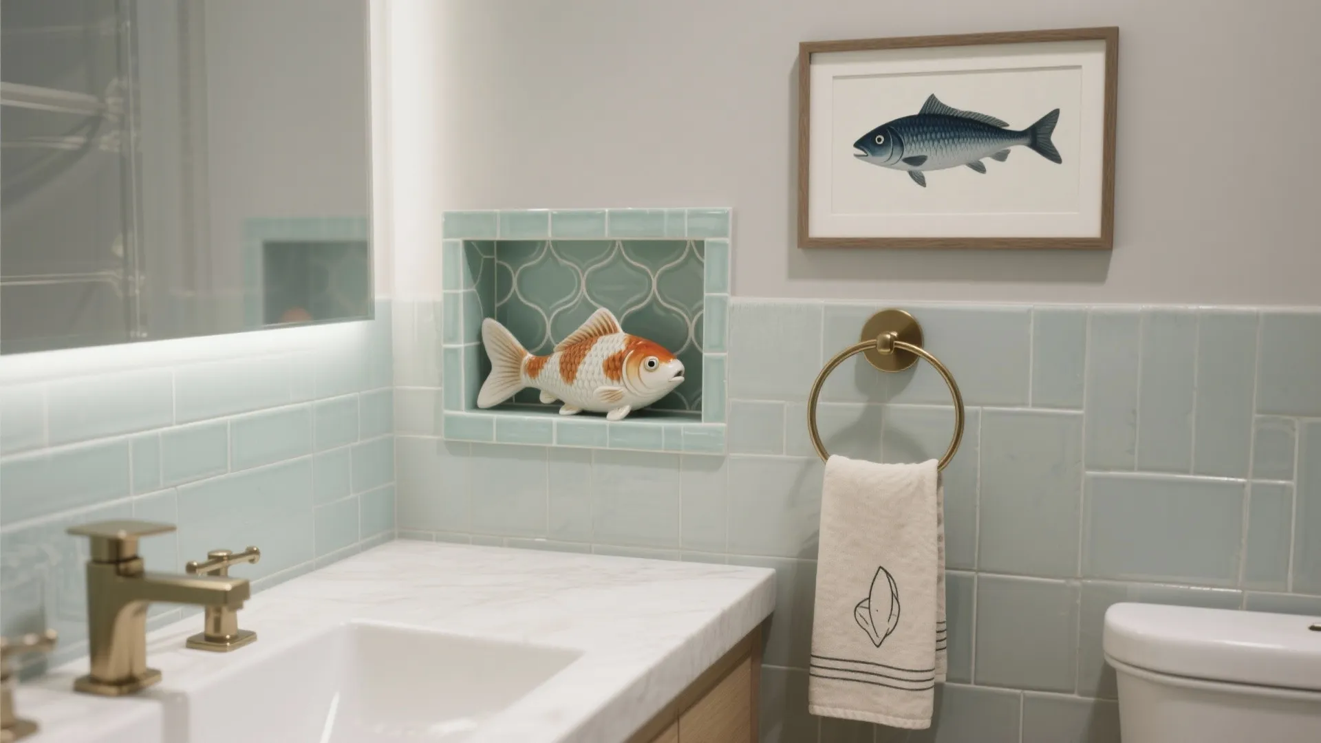 5 Fish Bathroom Decor Ideas That Actually Look Chic: Small bath, big creativity: my go-to fish bathroom decor moves that feel grown-up, not gimmicky.