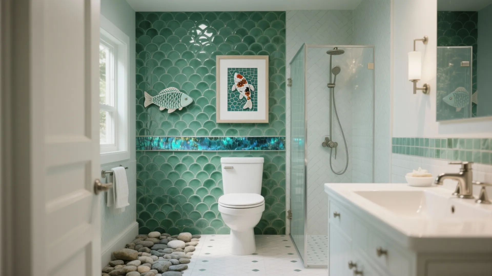 Bathroom tiles design fish: 5 small-space ideas: Five expert ways to bring fish-inspired tile style into a small bathroom—with real-world tips, costs, and maintenance advice