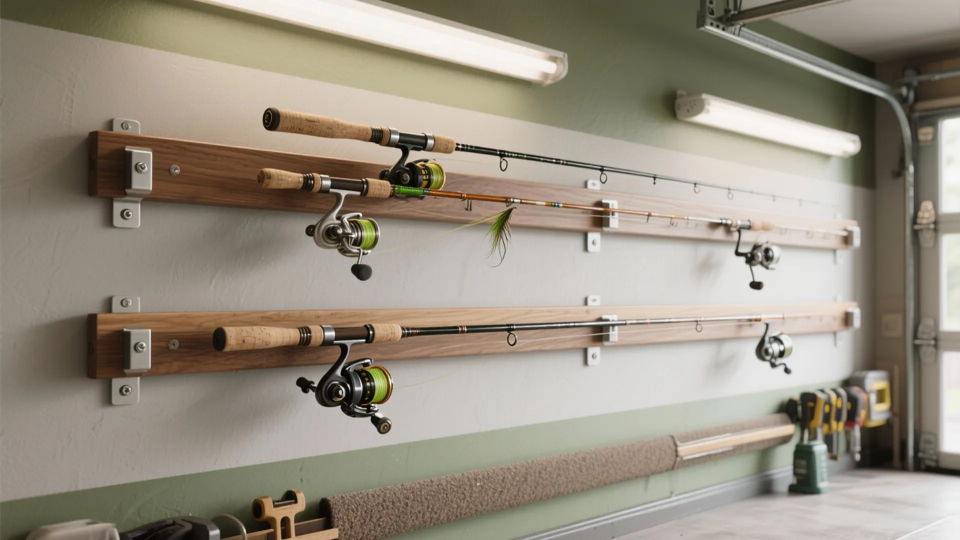 DIY Fishing Pole Wall Rack: Space-Saving Storage Solution: Fast-Track Guide to DIY Fishing Pole Wall Storage in Minutes