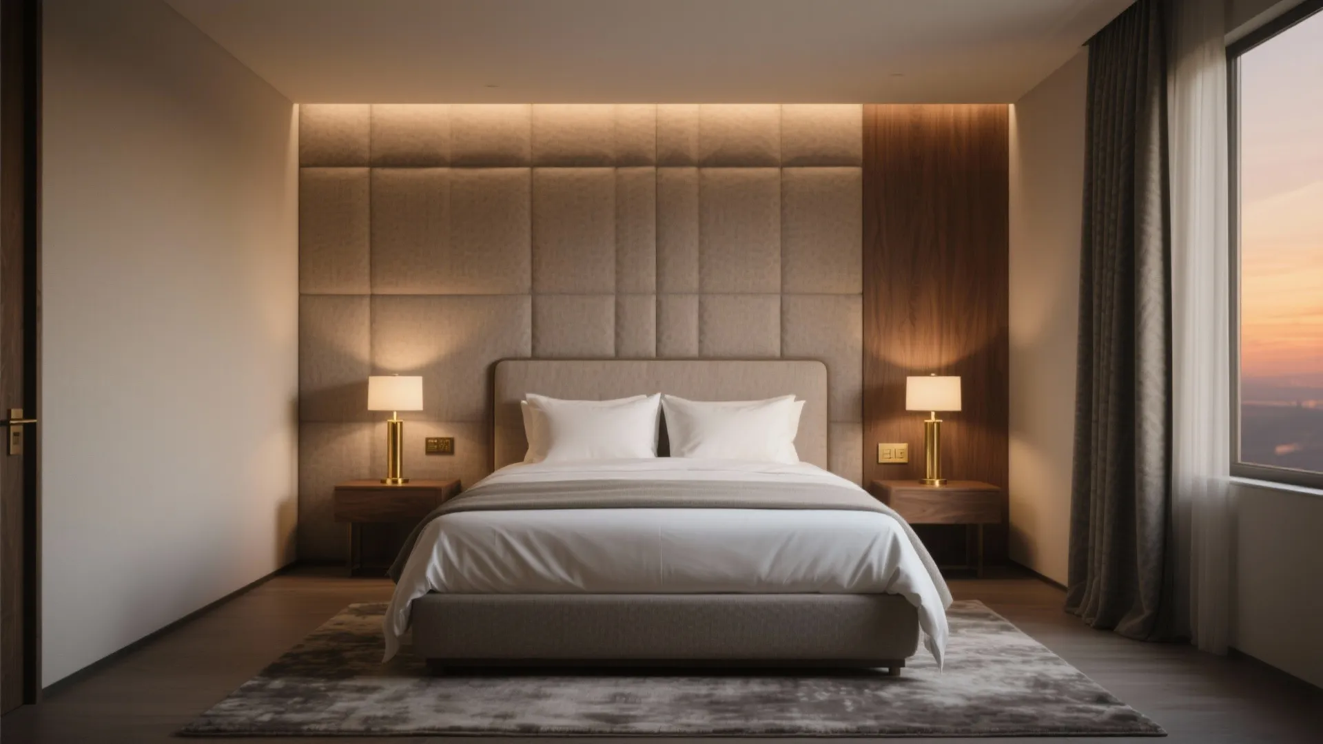 Five-Star Sleep: Headboard Wall and Bedding