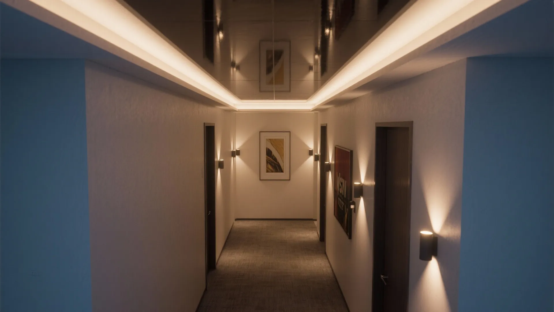 Low-profile fixtures where you pause, not where you pass